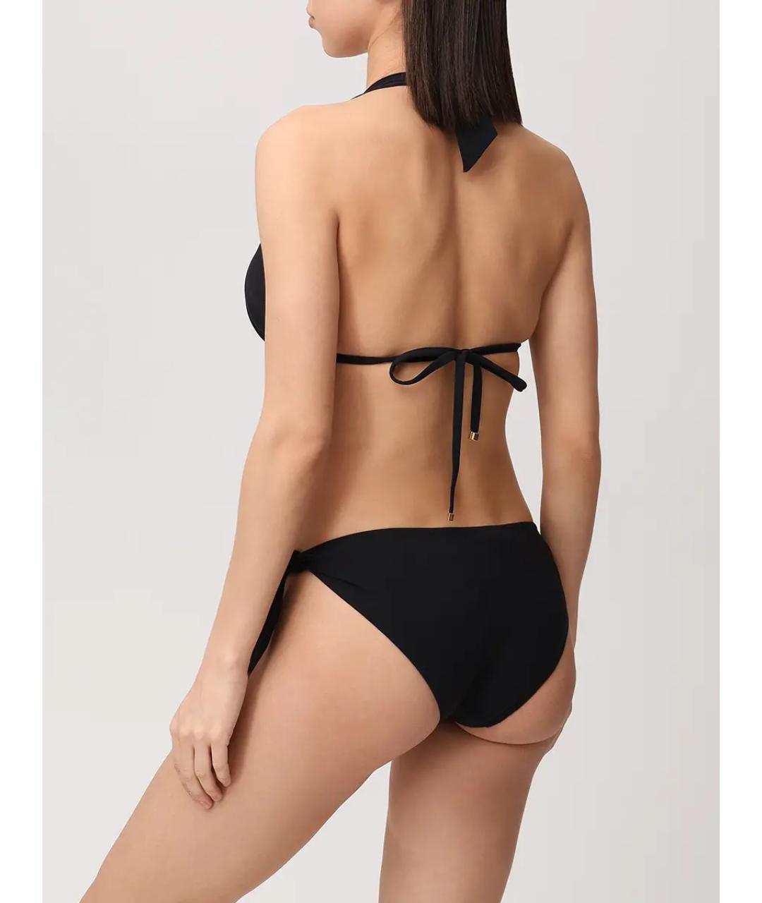 DOLCE&GABBANA Черный полиамидовый купальник, фото 3