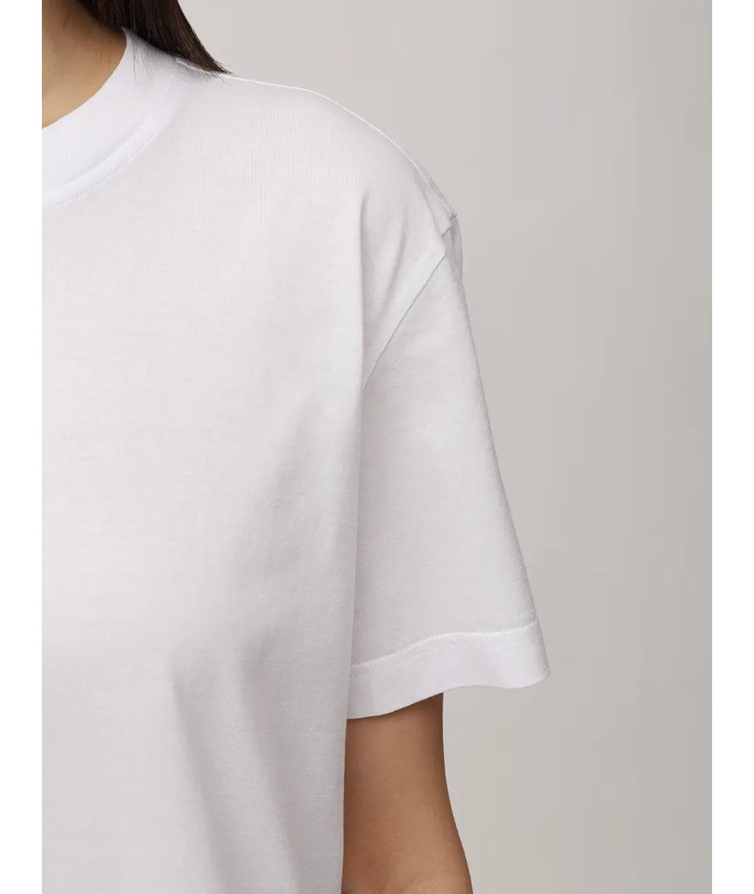 DOLCE&GABBANA Белая хлопковая футболка, фото 5