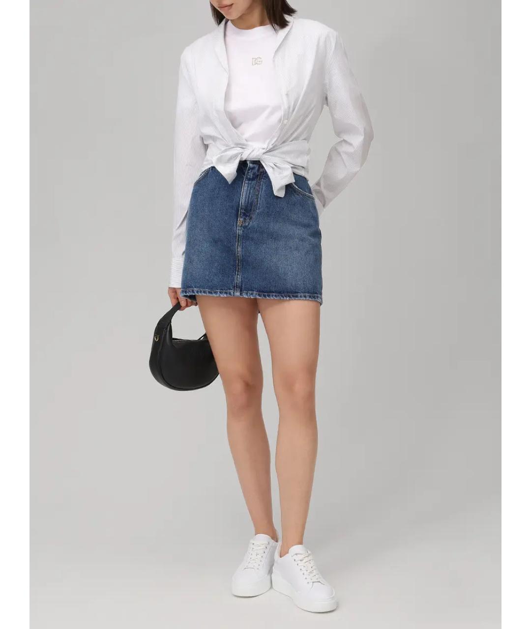 DOLCE&GABBANA Белая хлопковая футболка, фото 2