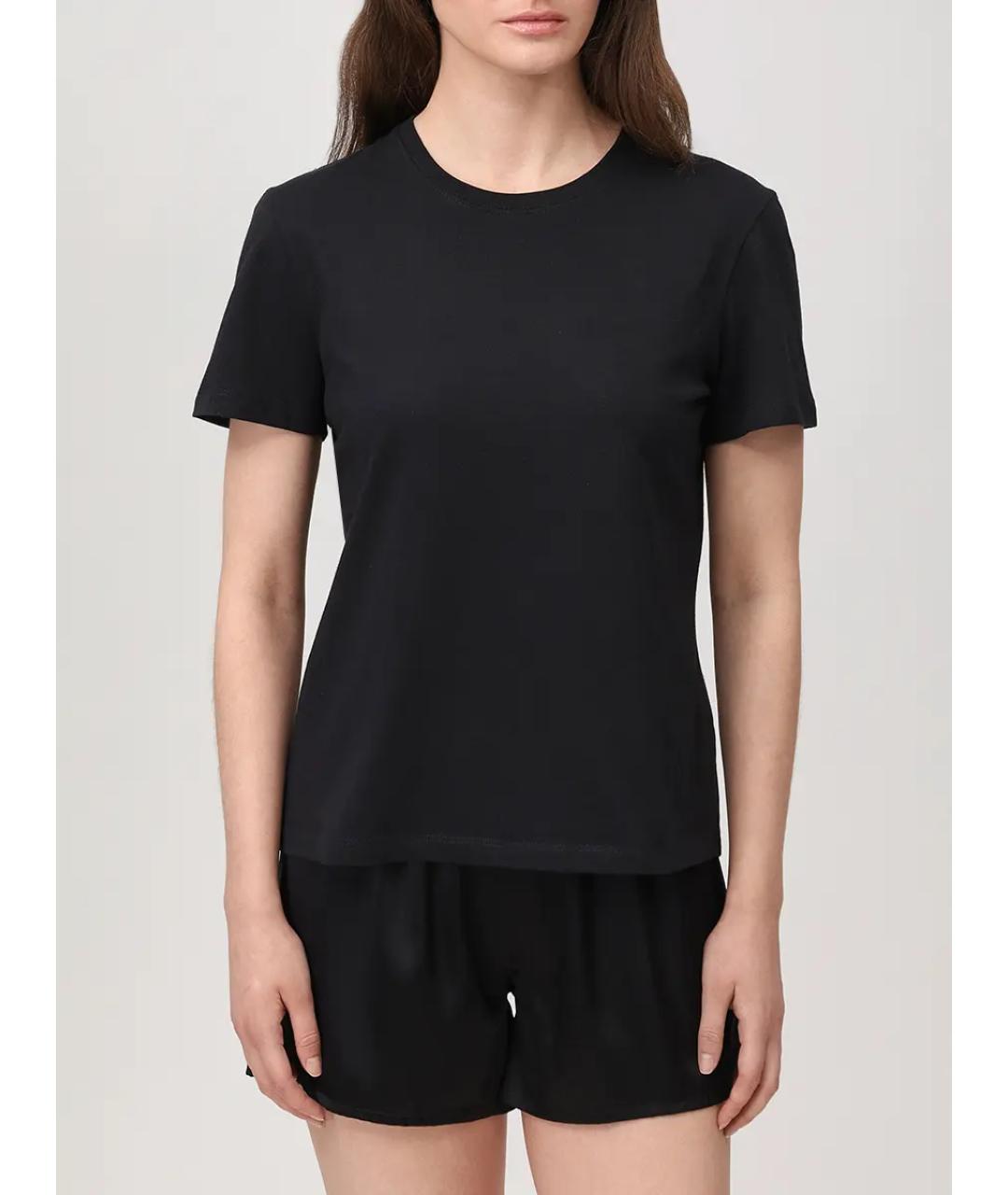 TOM FORD Черная хлопковая футболка, фото 4