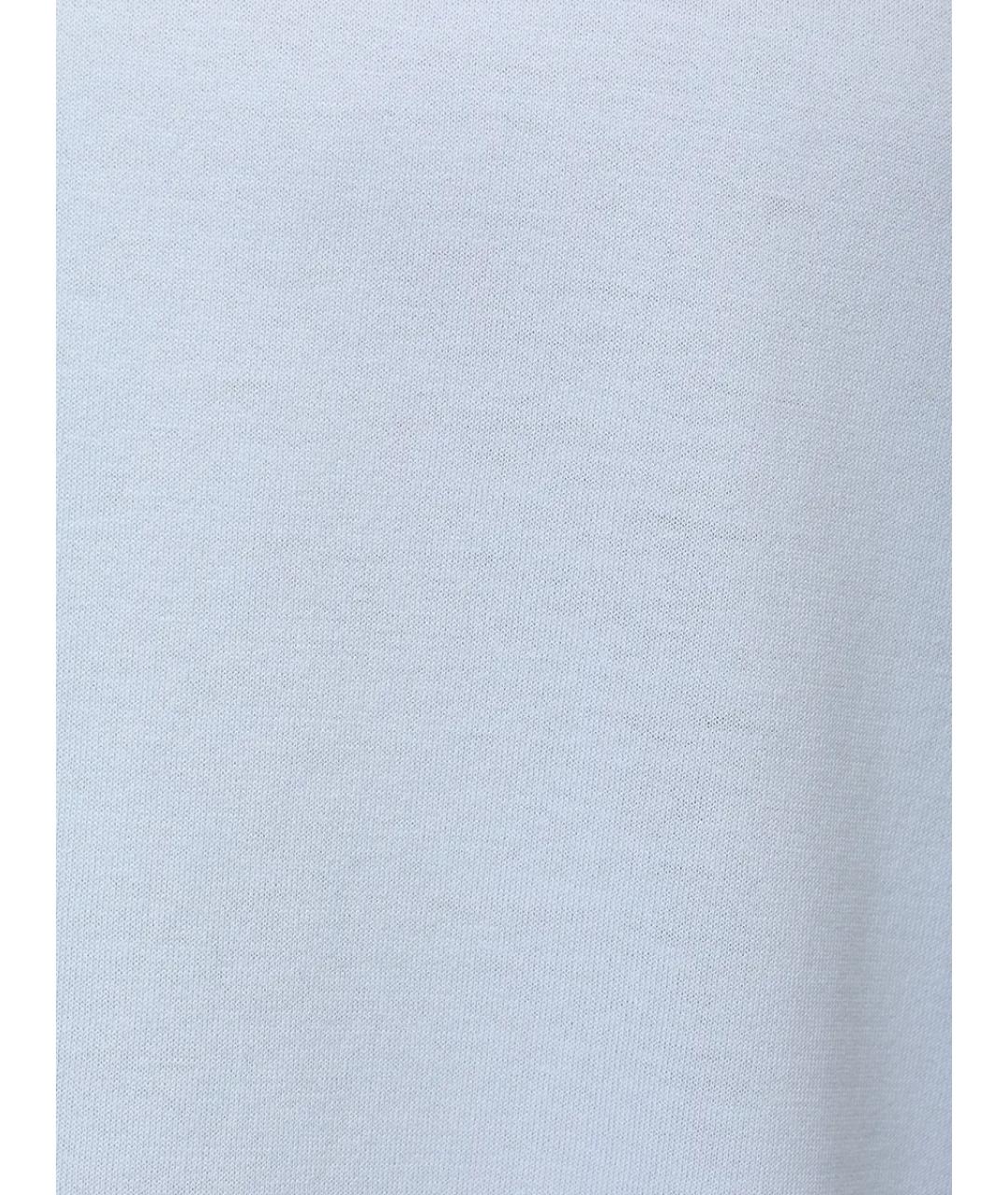 DOLCE&GABBANA Голубая хлопковая футболка, фото 6