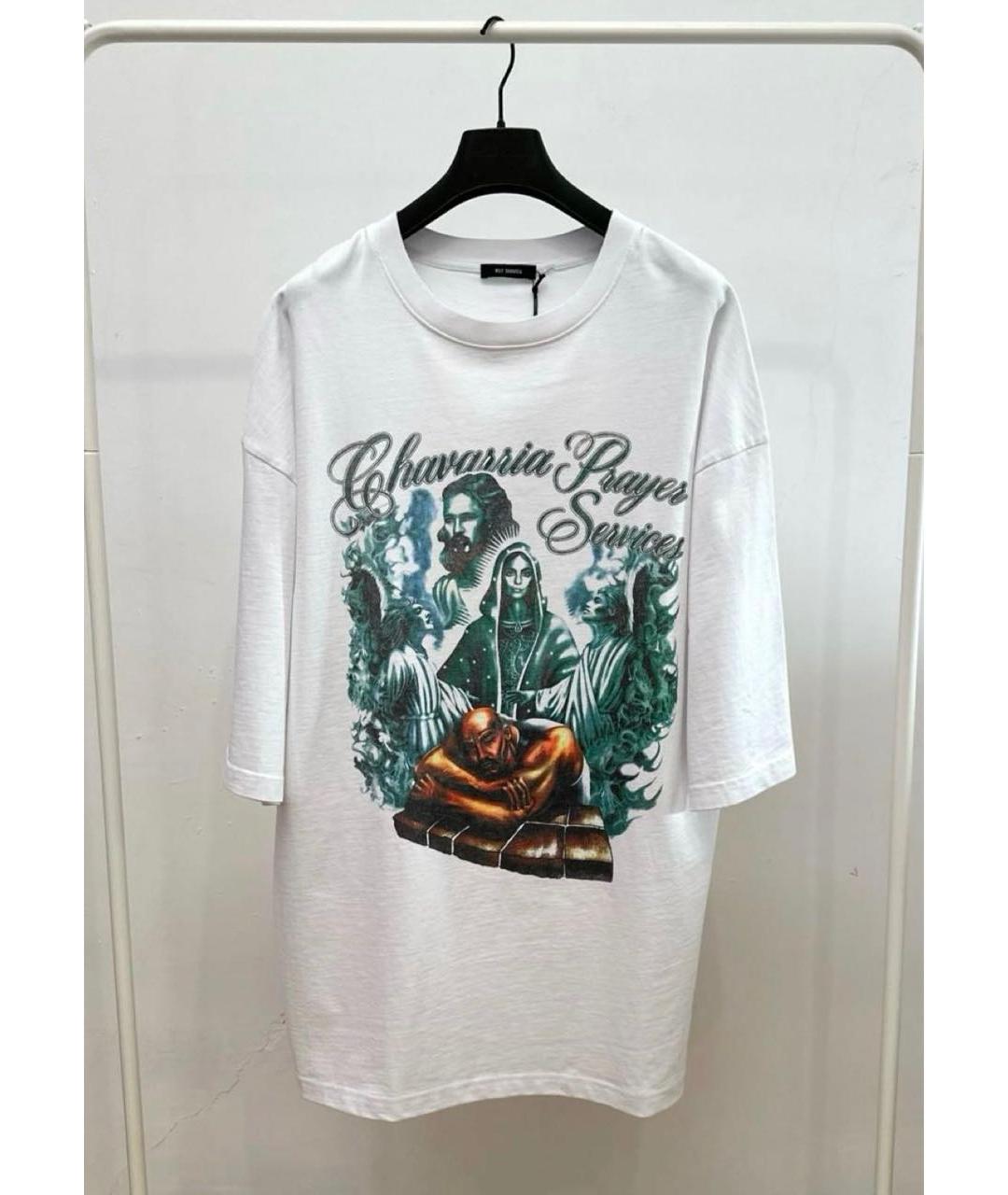 WILLY CHAVARRIA Белая хлопковая футболка, фото 6