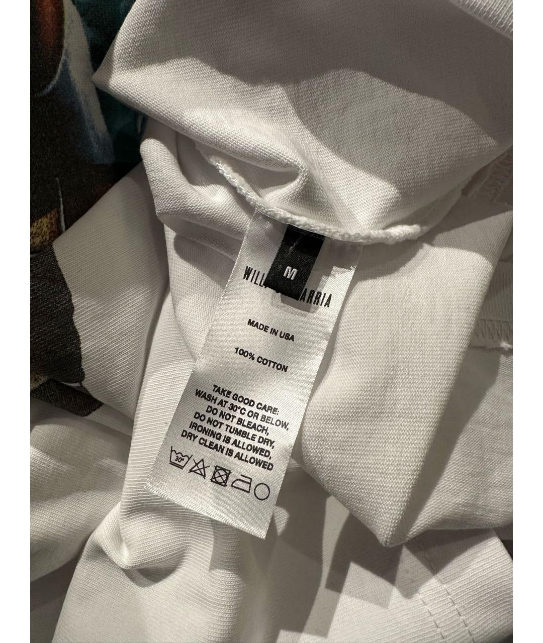 WILLY CHAVARRIA Белая хлопковая футболка, фото 5