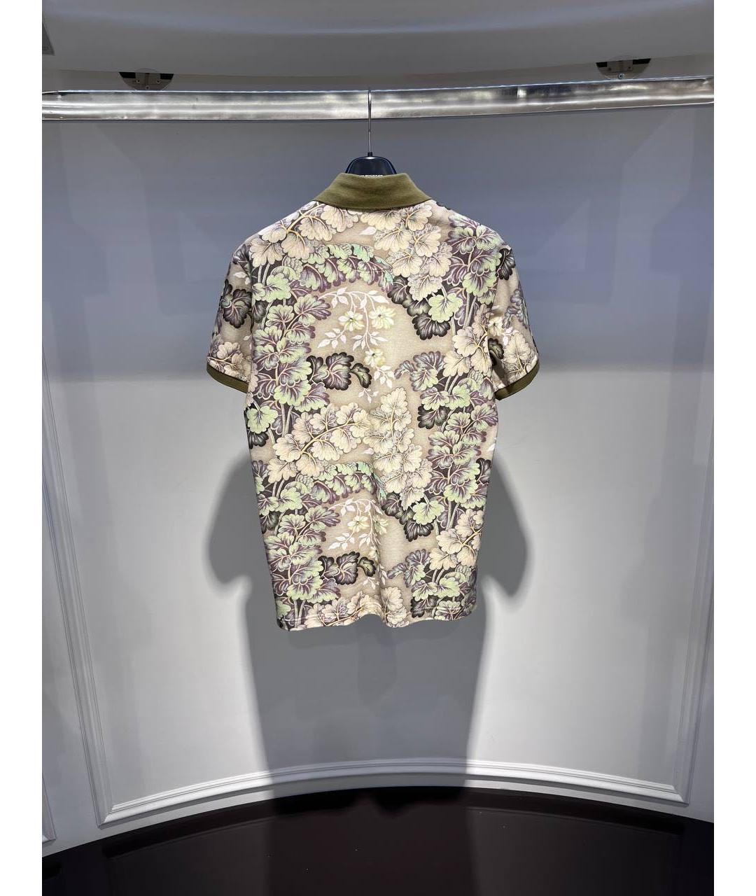 ETRO Мульти хлопковое поло с коротким рукавом, фото 3