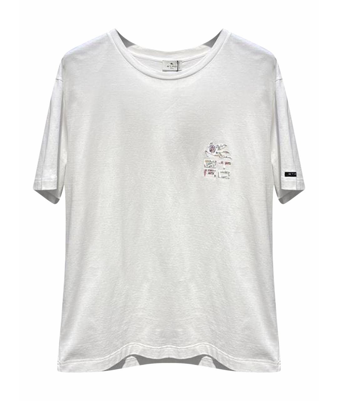 ETRO Белая хлопковая футболка, фото 1