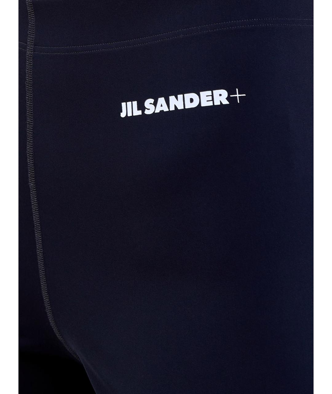 JIL SANDER Черные полиамидовые леггинсы и велосипедки, фото 5