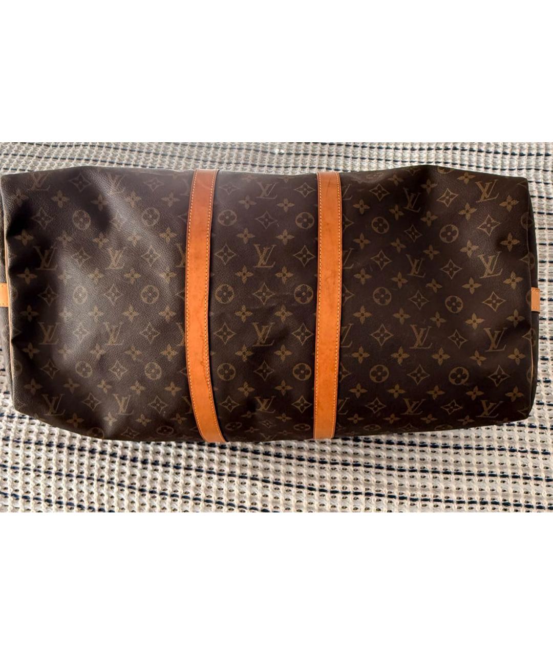 LOUIS VUITTON Коричневая дорожная/спортивная сумка, фото 3