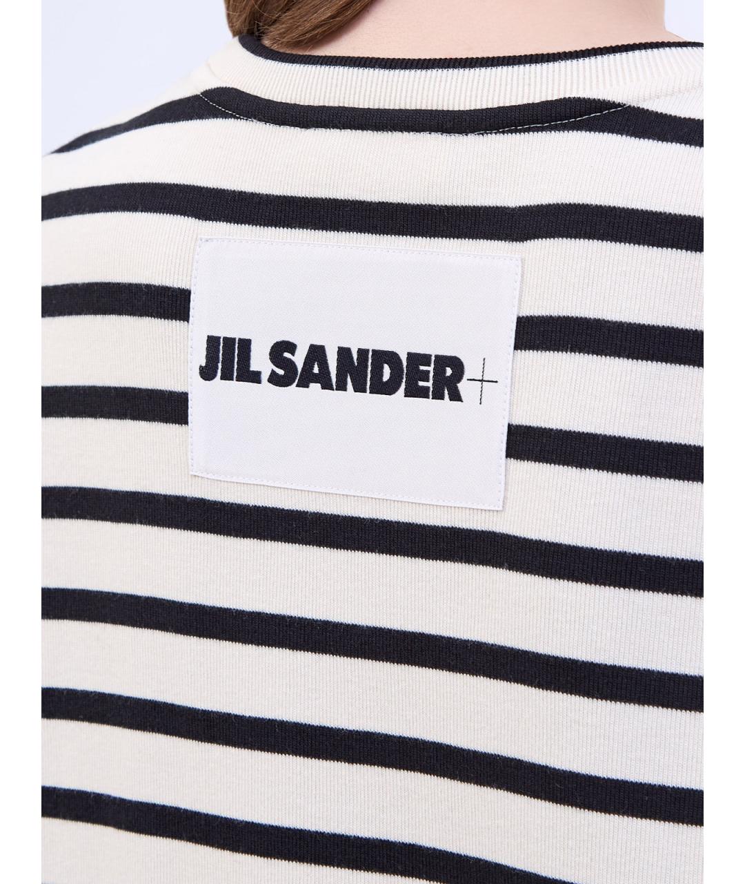 JIL SANDER Мульти хлопковое повседневное платье, фото 5