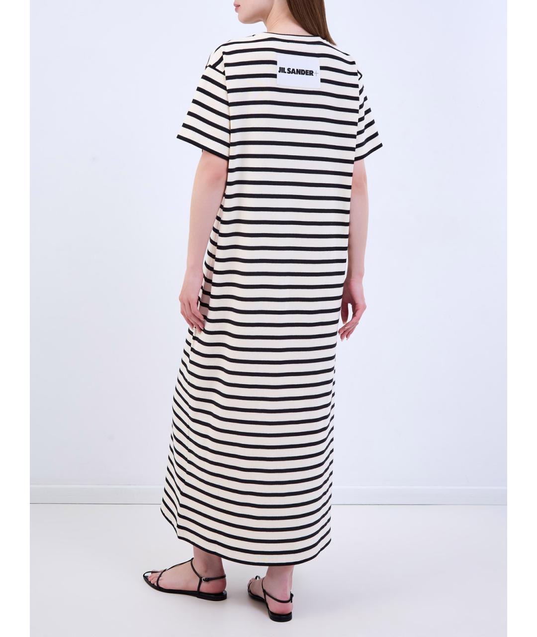 JIL SANDER Мульти хлопковое повседневное платье, фото 4