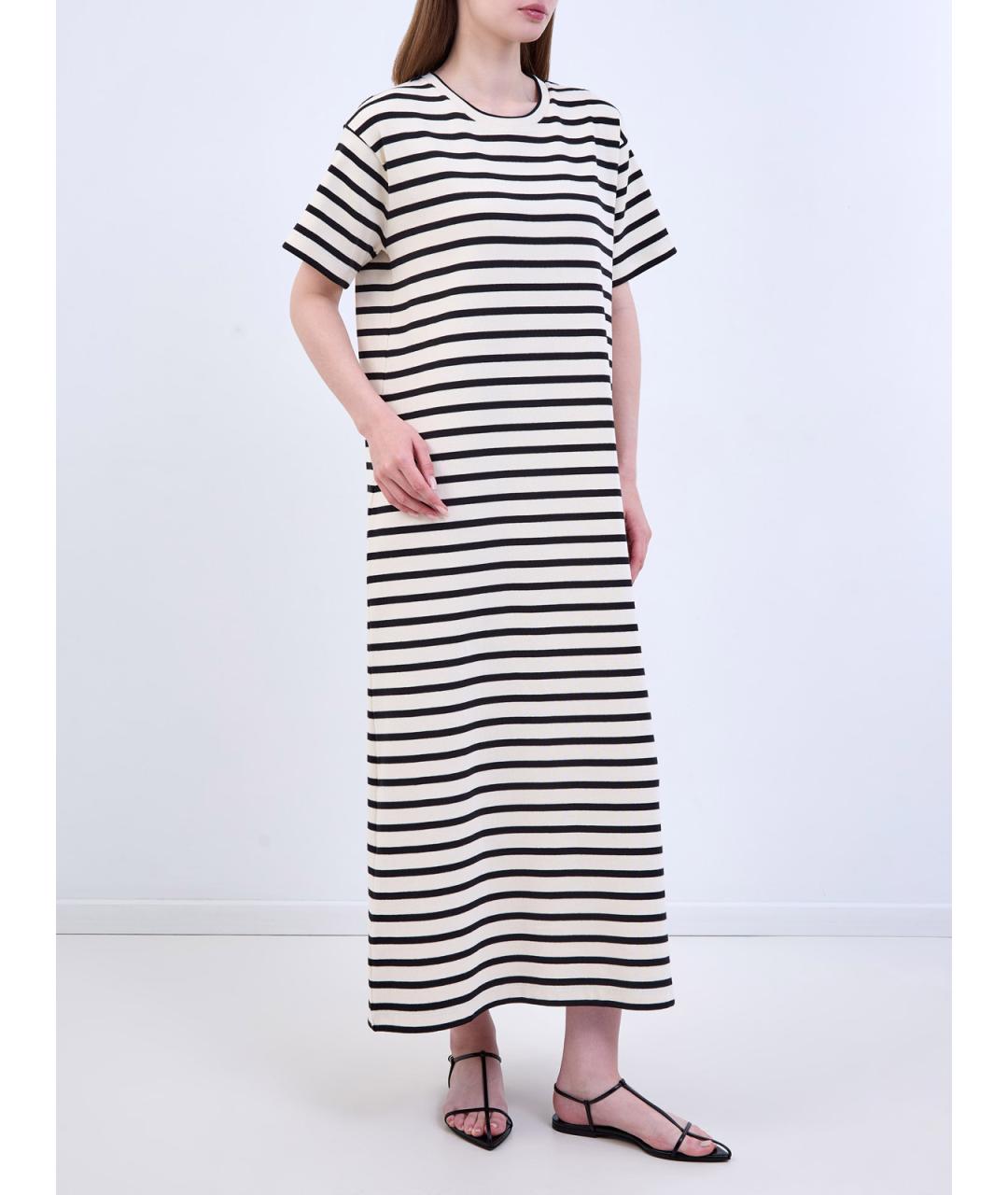 JIL SANDER Мульти хлопковое повседневное платье, фото 3