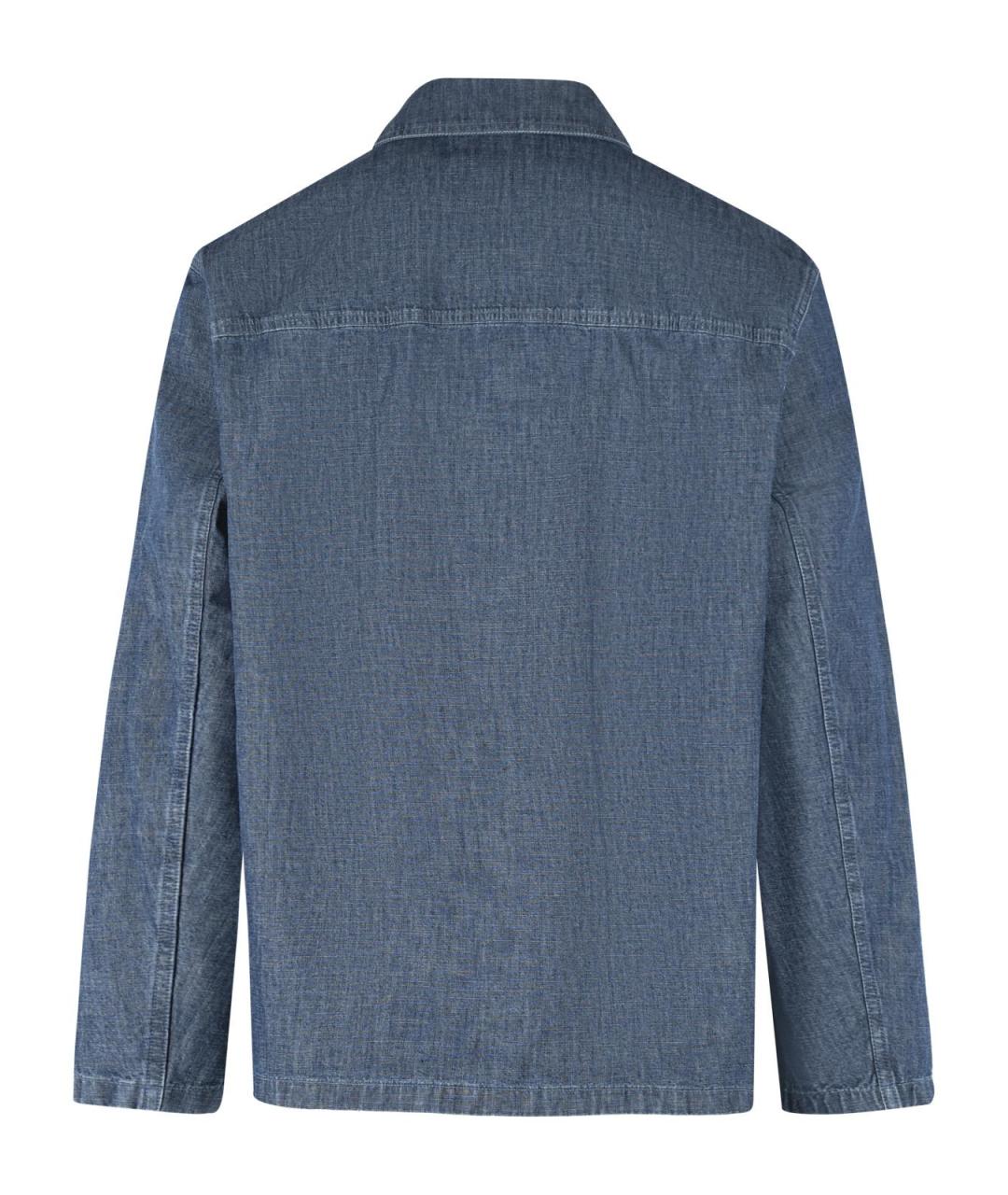 JIL SANDER Синяя деним куртка, фото 3