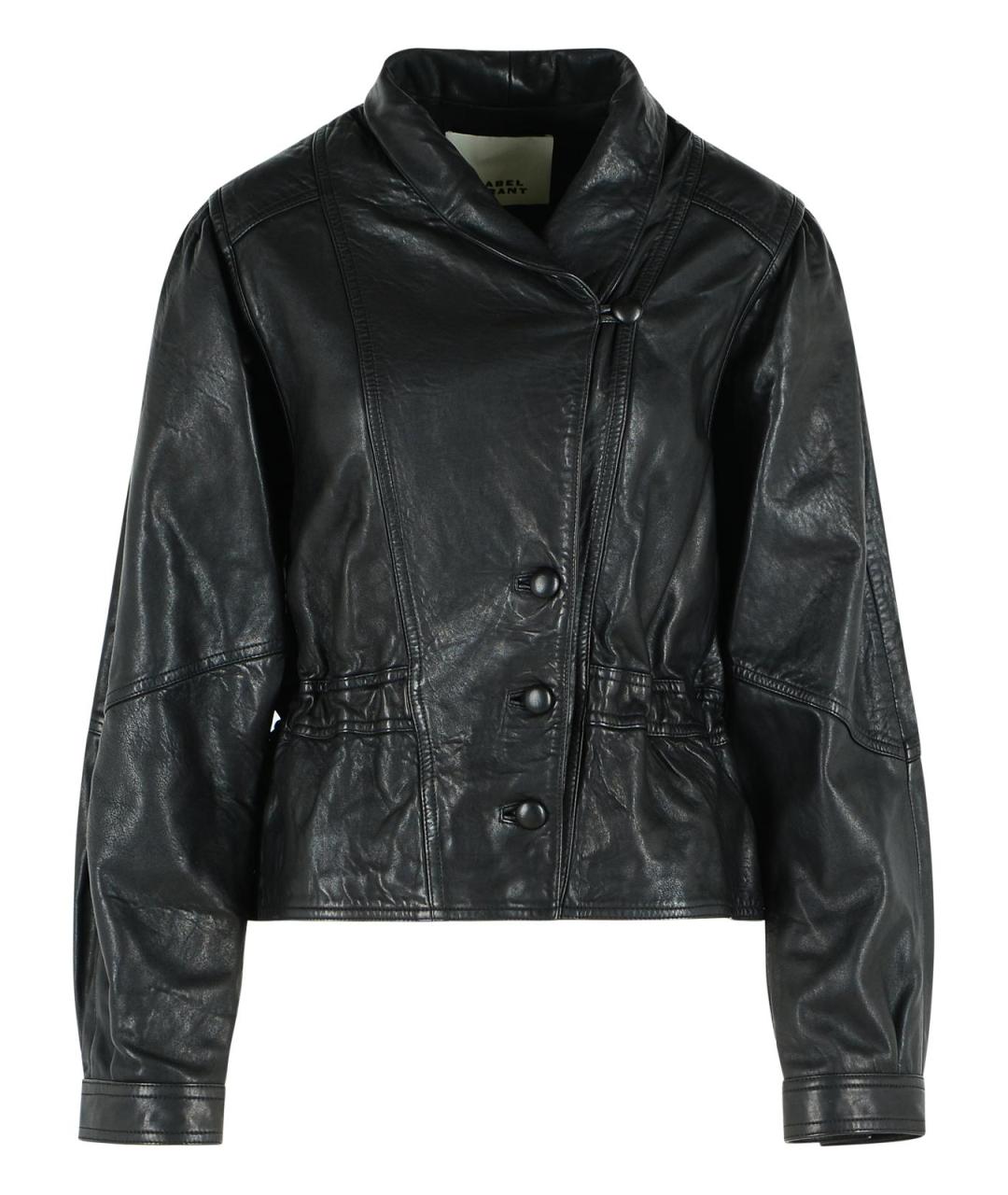 ISABEL MARANT Черная кожаная куртка, фото 1