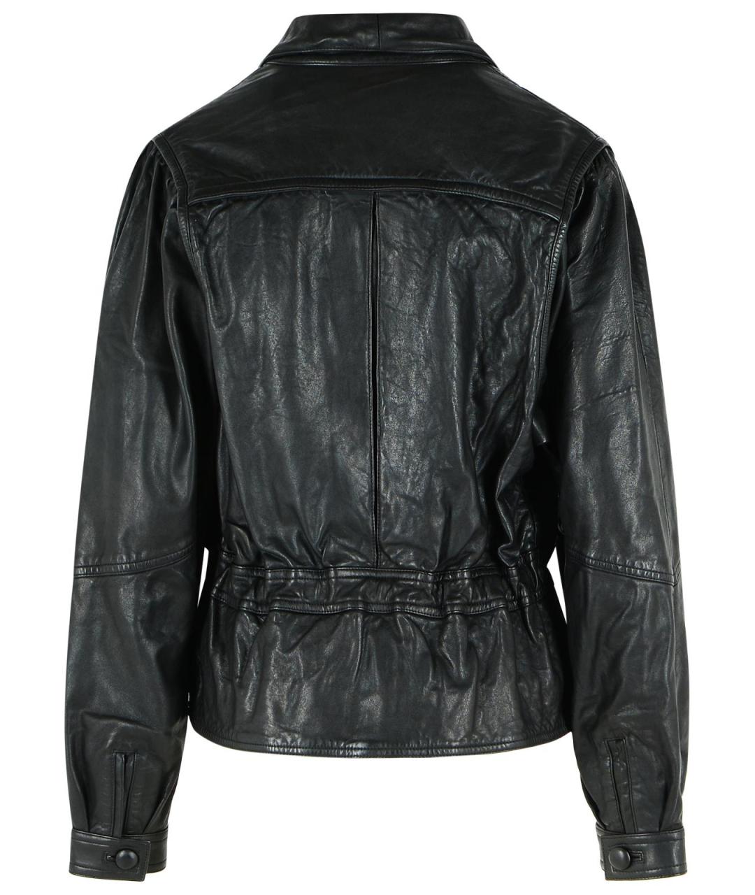 ISABEL MARANT Черная кожаная куртка, фото 3