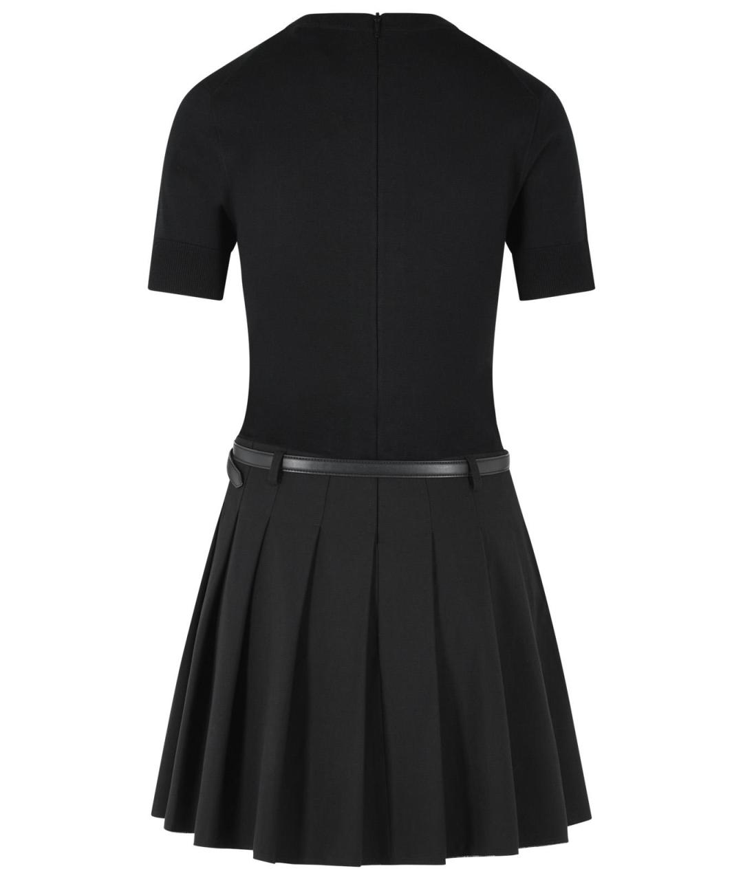 SIMKHAI Черное полиэстеровое повседневное платье, фото 3