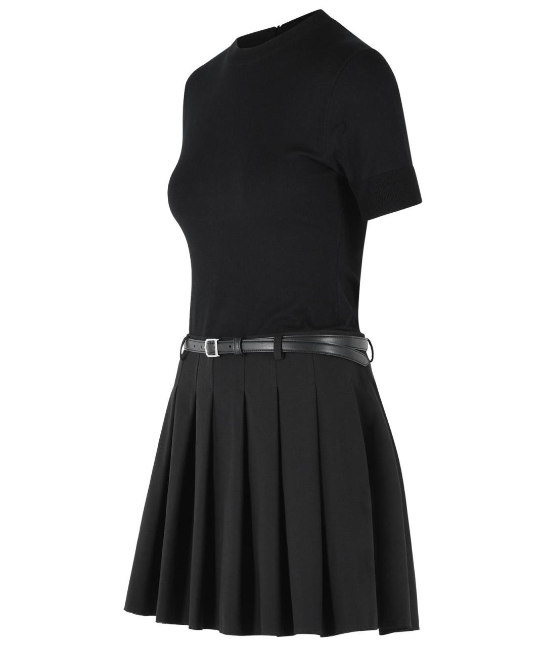 SIMKHAI Черное полиэстеровое повседневное платье, фото 2