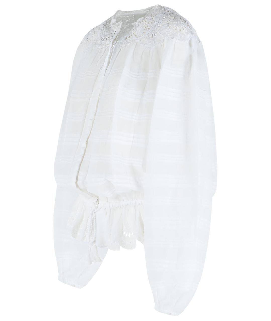 ISABEL MARANT Белая хлопковая рубашка, фото 2