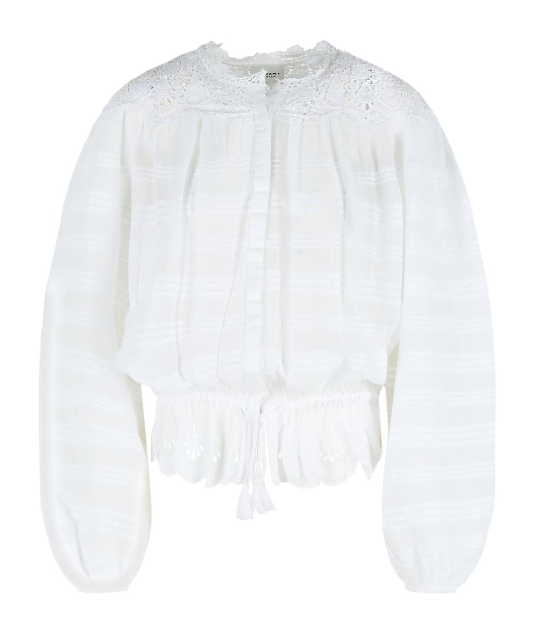 ISABEL MARANT Белая хлопковая рубашка, фото 1