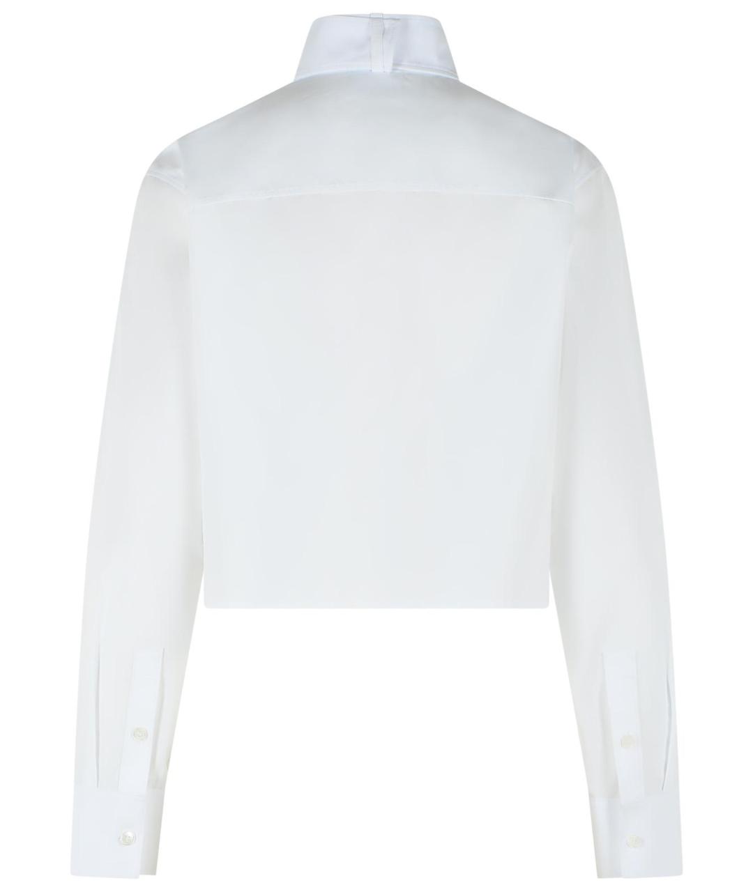 COURREGES Белая хлопковая рубашка, фото 3