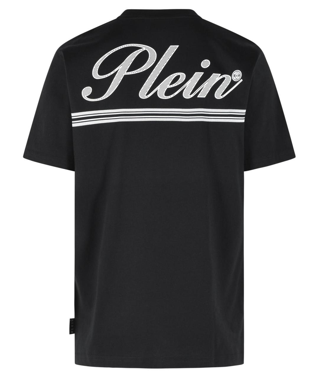 PHILIPP PLEIN Черная хлопковая футболка, фото 3