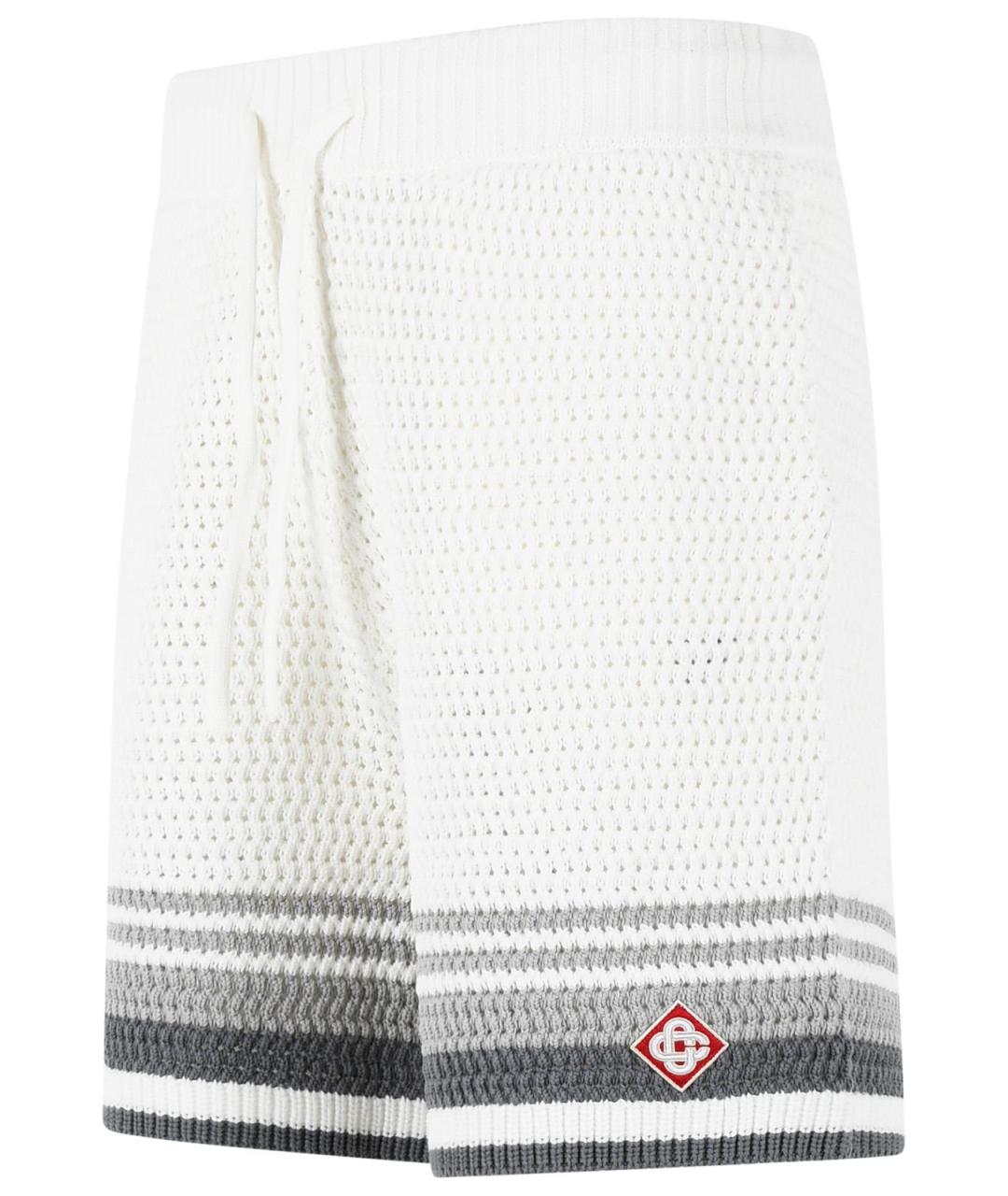 CASABLANCA Белые хлопковые шорты, фото 2