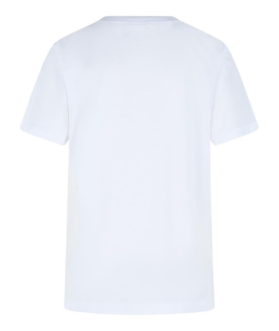 MARNI Белая хлопковая футболка, фото 3