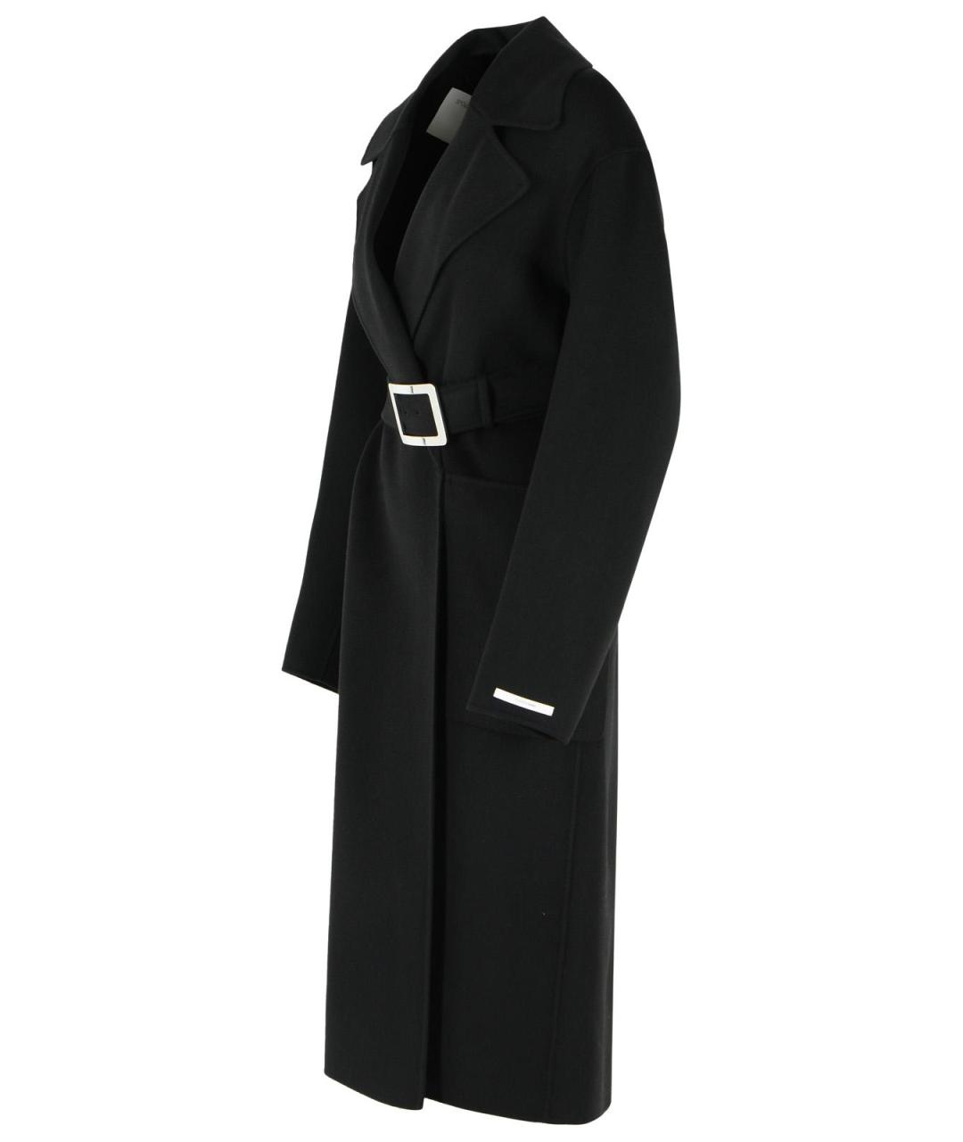 SPORTMAX Черное шерстяное пальто, фото 2