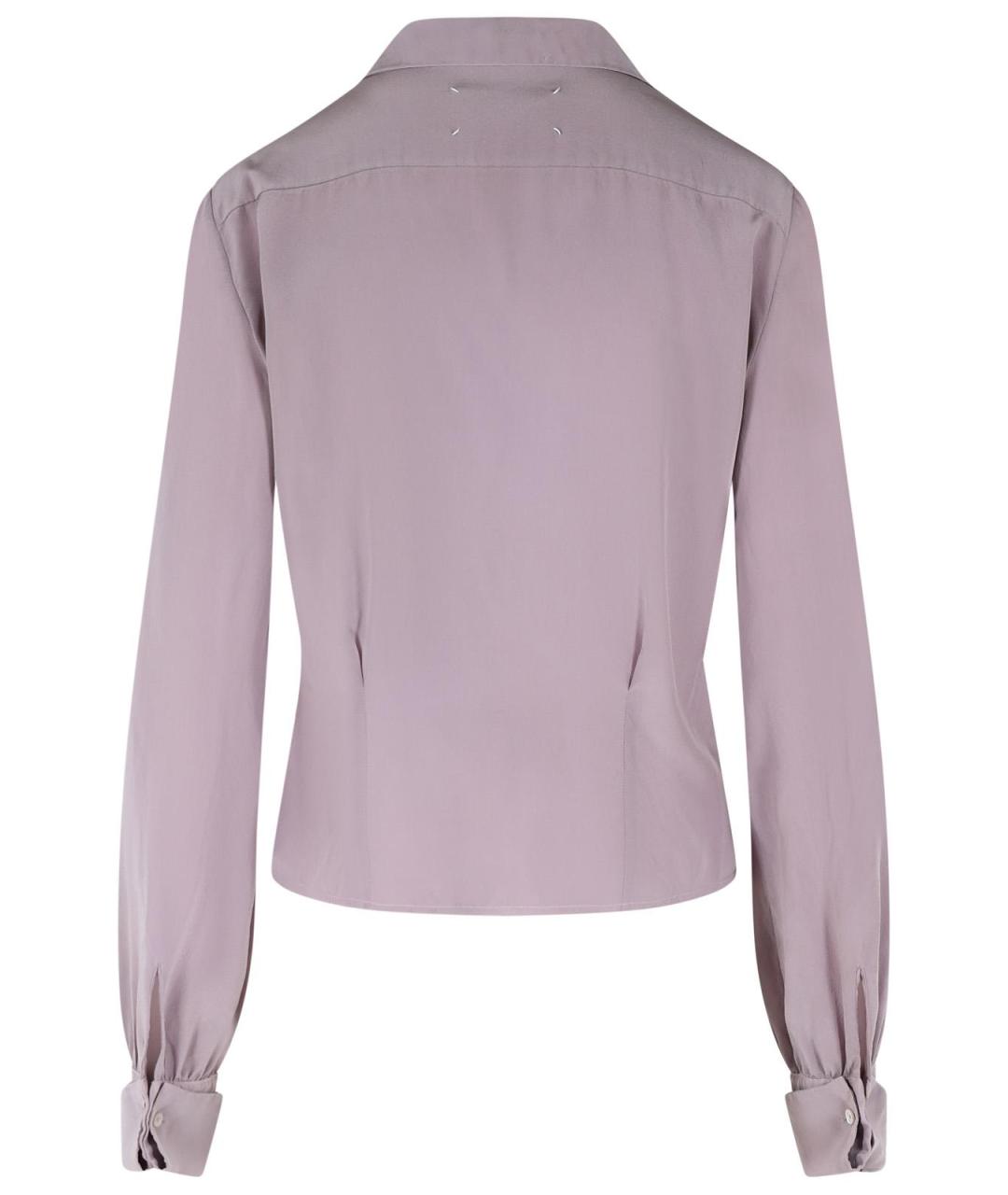 MAISON MARGIELA Фиолетовая шелковая рубашка, фото 3