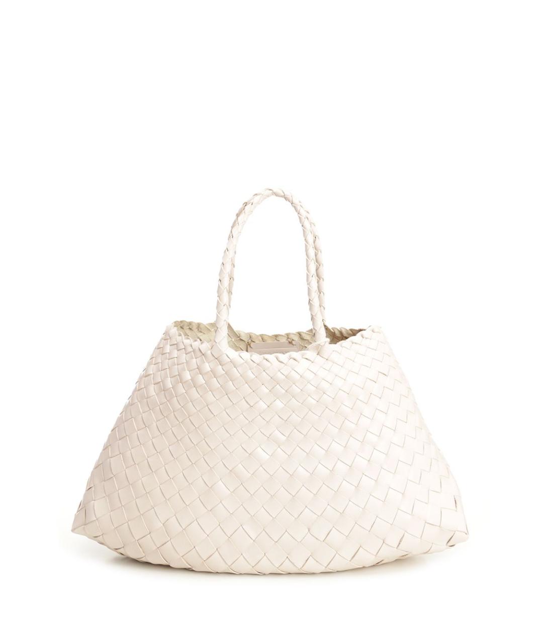 Dragon Diffusion Бежевая кожаная сумка с короткими ручками, фото 1