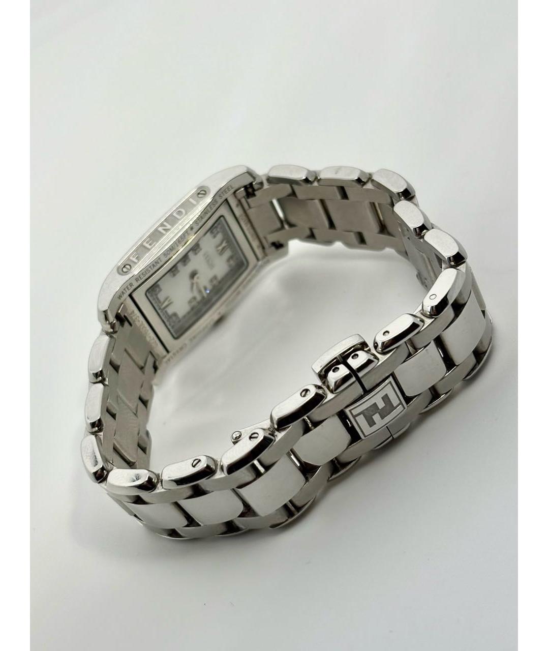 FENDI Серебряные часы, фото 5