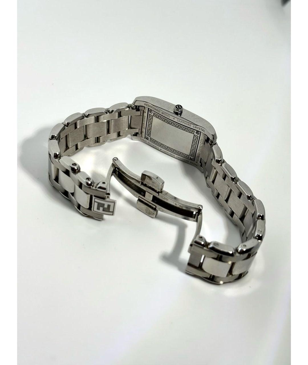 FENDI Серебряные часы, фото 2