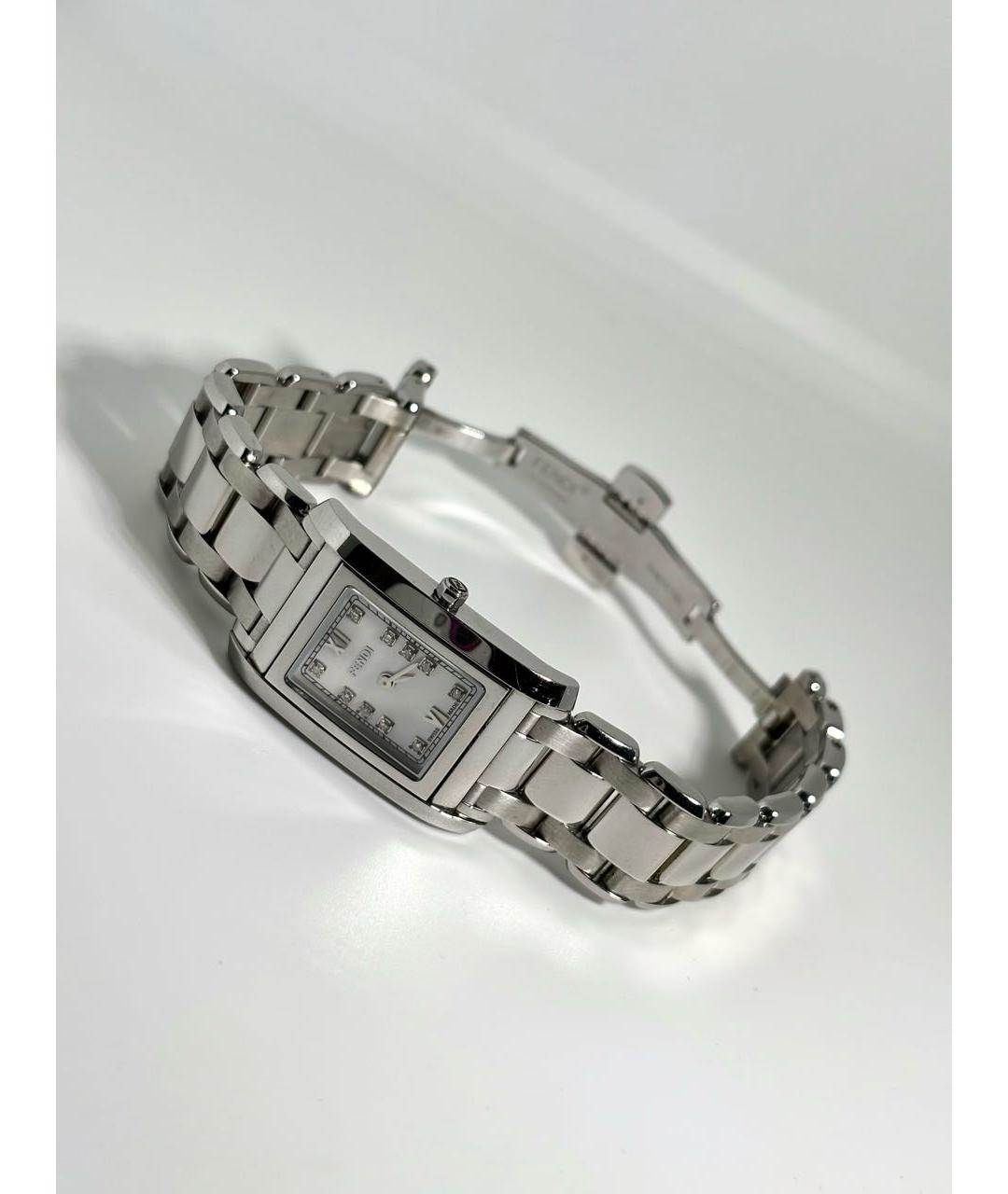 FENDI Серебряные часы, фото 3