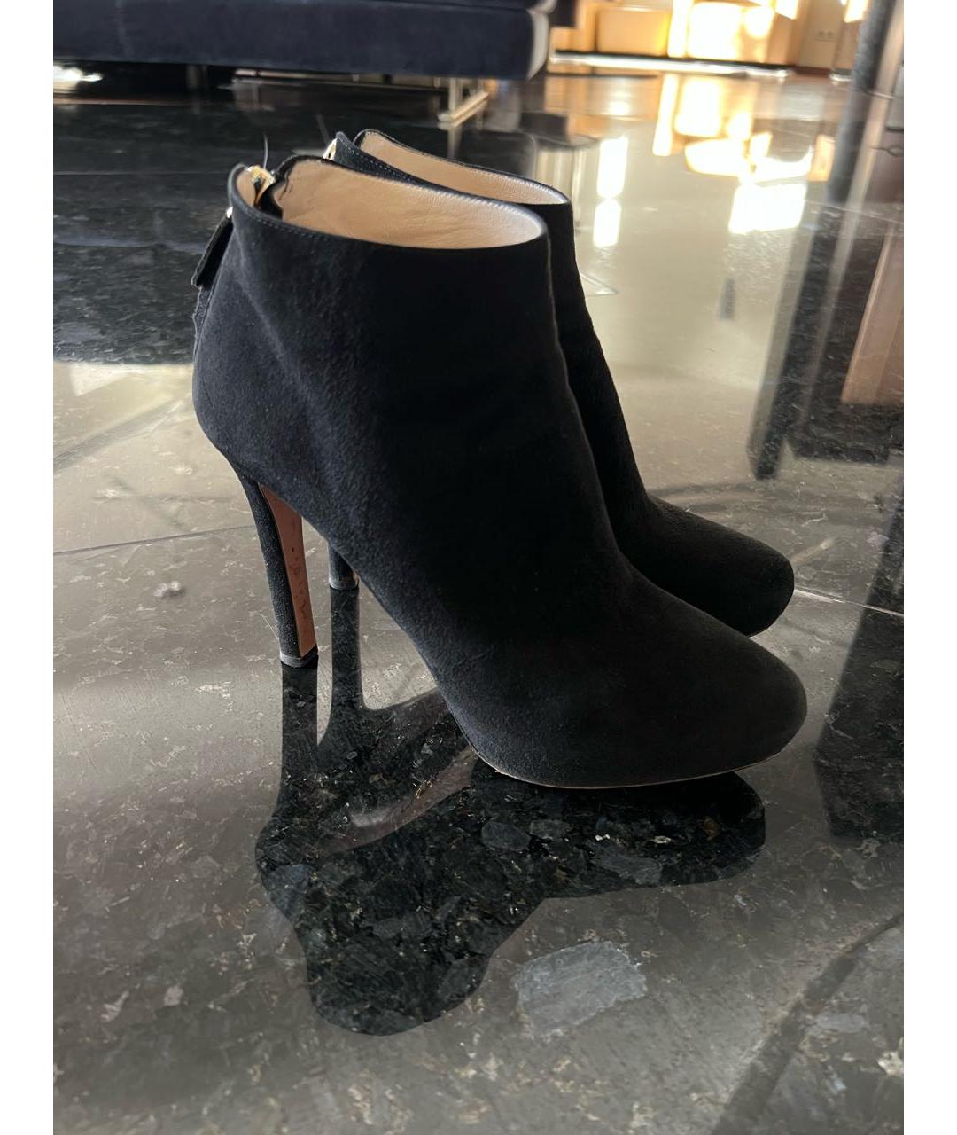 PRADA Черные замшевые ботильоны, фото 3