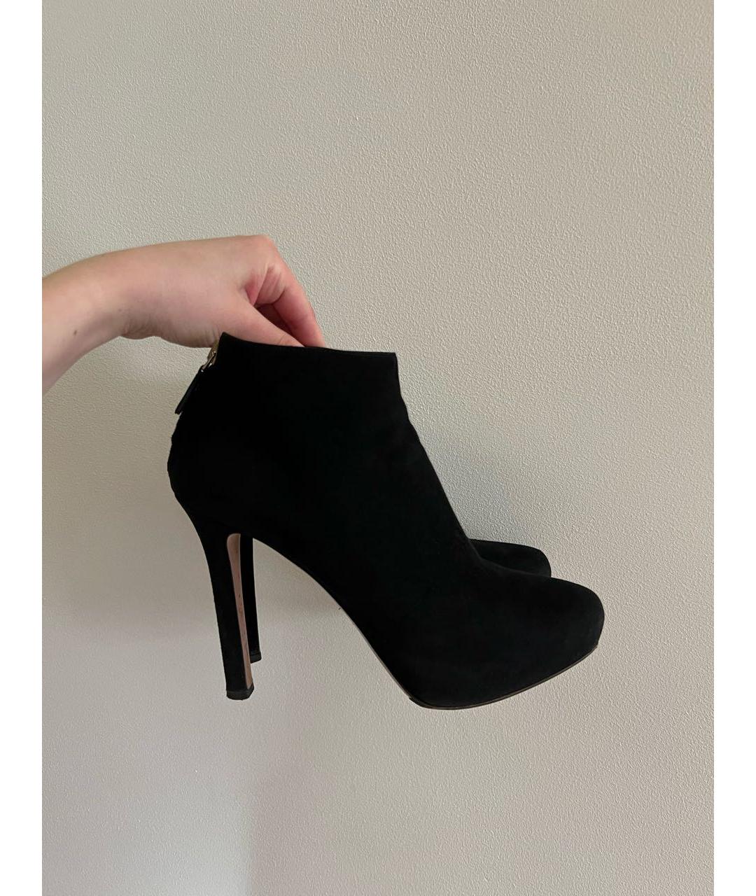 PRADA Черные замшевые ботильоны, фото 2