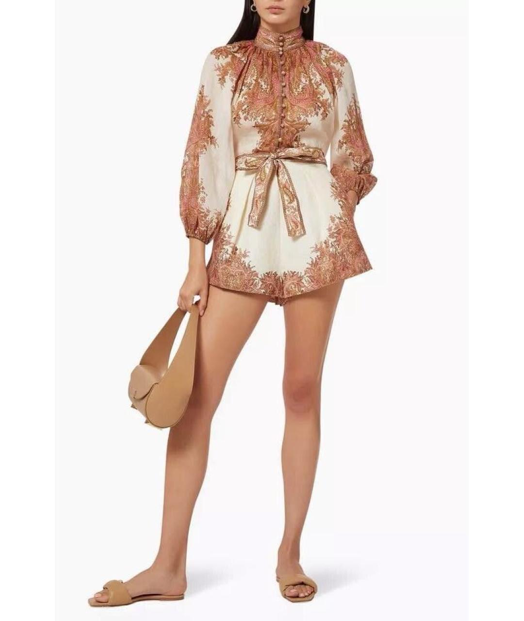 ZIMMERMANN Бежевый повседневный костюм, фото 2