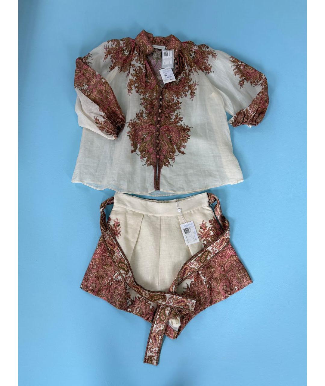 ZIMMERMANN Бежевый повседневный костюм, фото 3