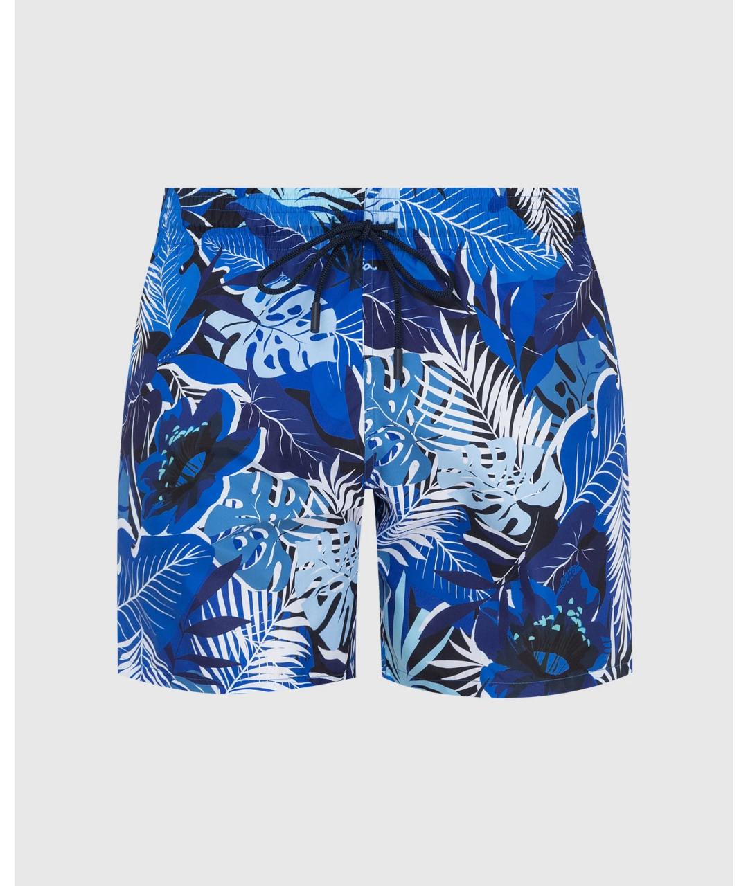 ETRO Синие полиэстеровые шорты, фото 4