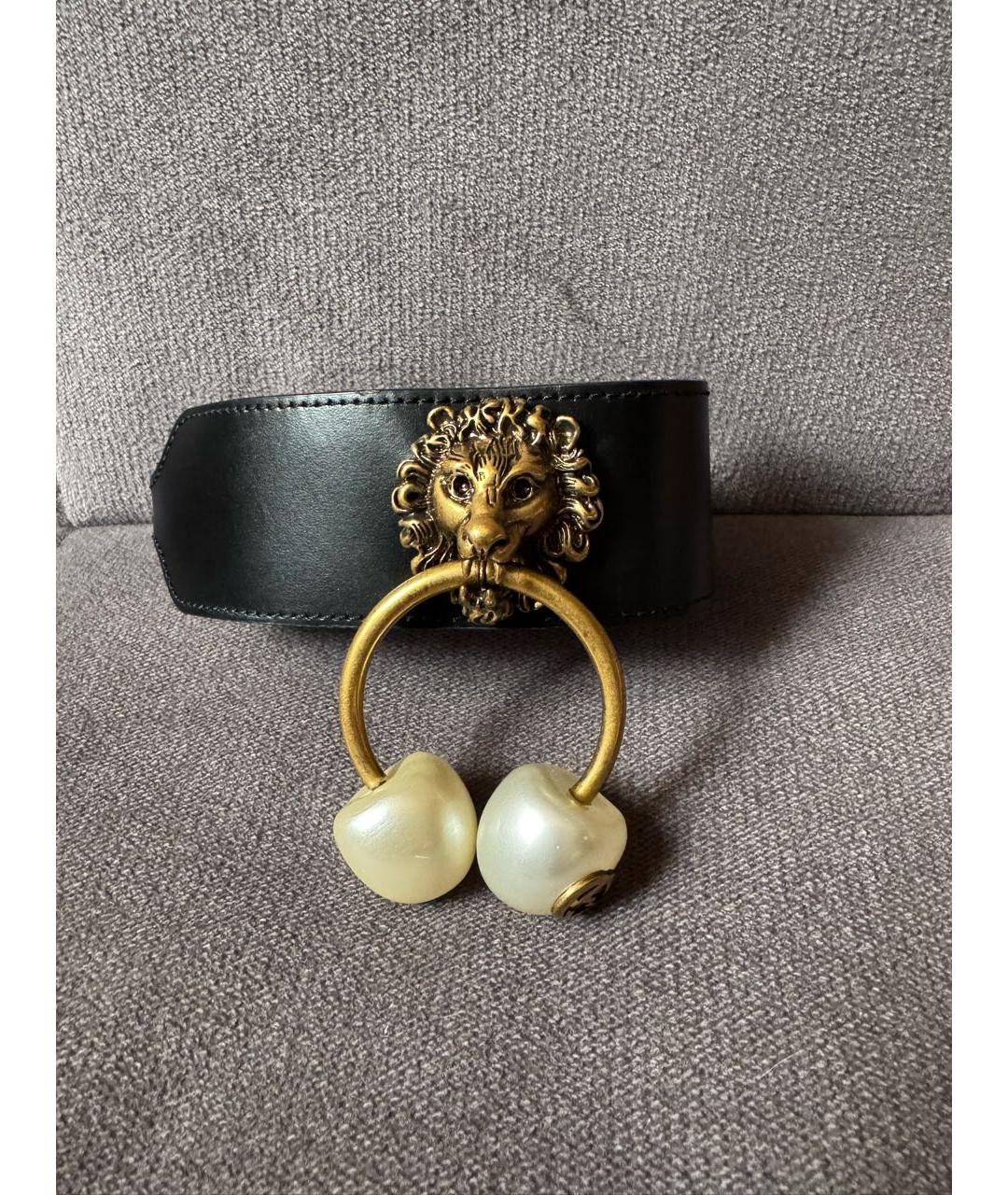 GUCCI Черный латунный чокер, фото 2