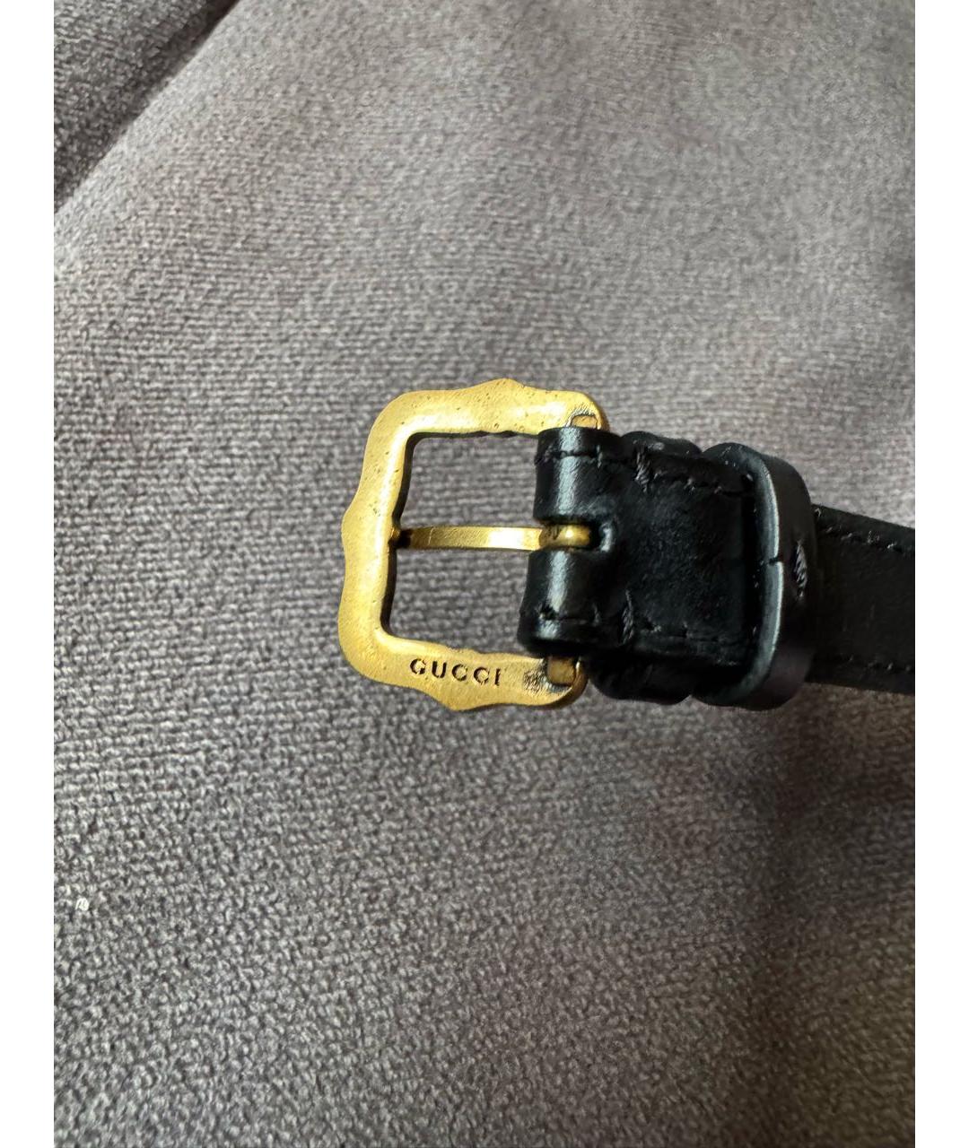 GUCCI Черный латунный чокер, фото 4