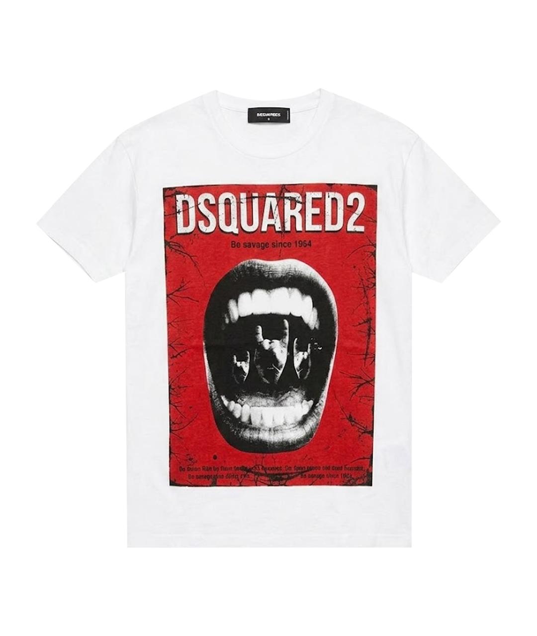DSQUARED2 Белая футболка, фото 1