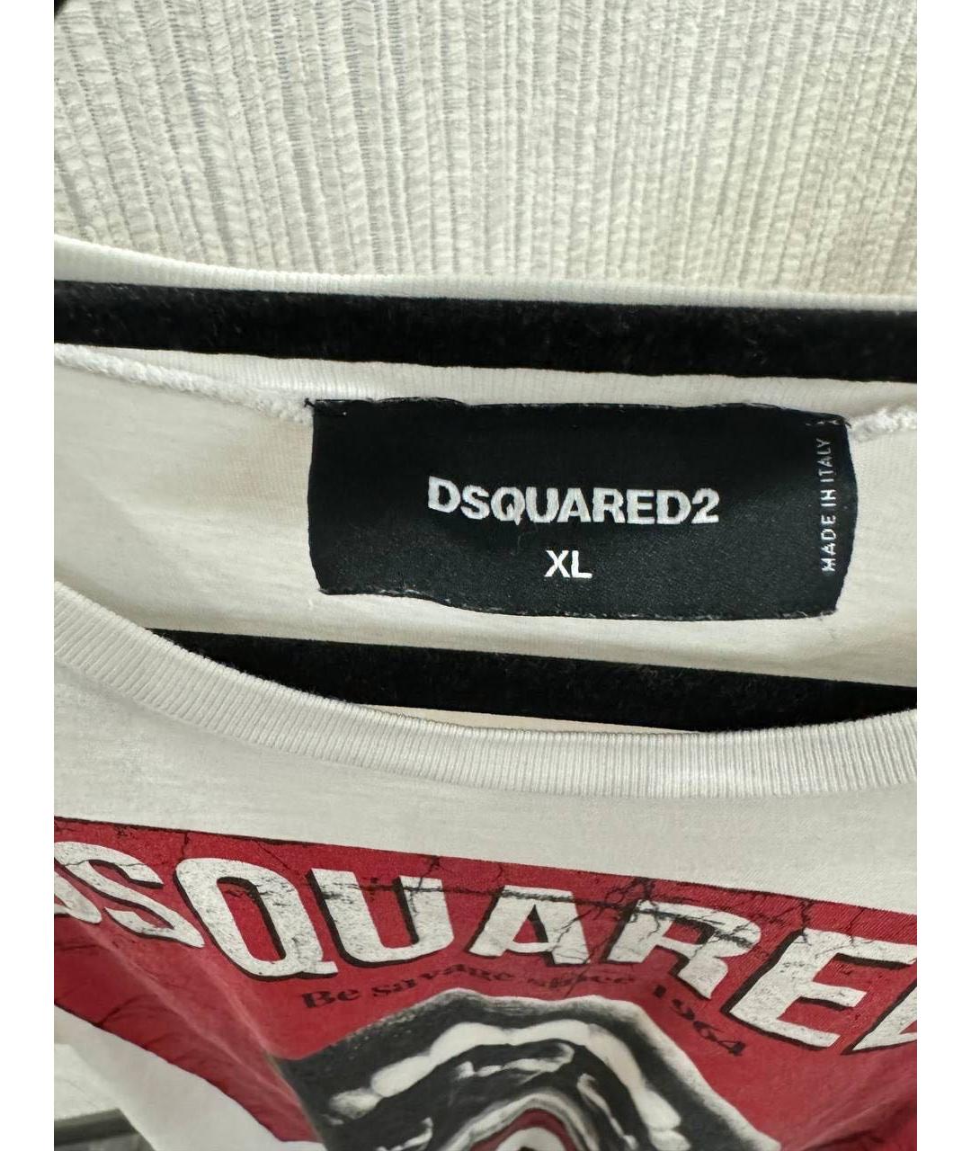 DSQUARED2 Белая футболка, фото 2