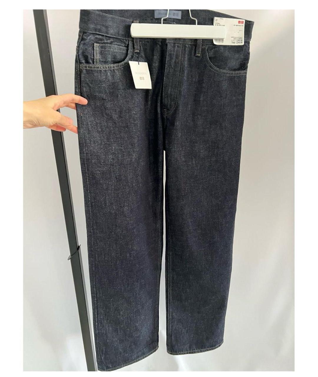 J.W.ANDERSON Черные хлопковые прямые джинсы, фото 2