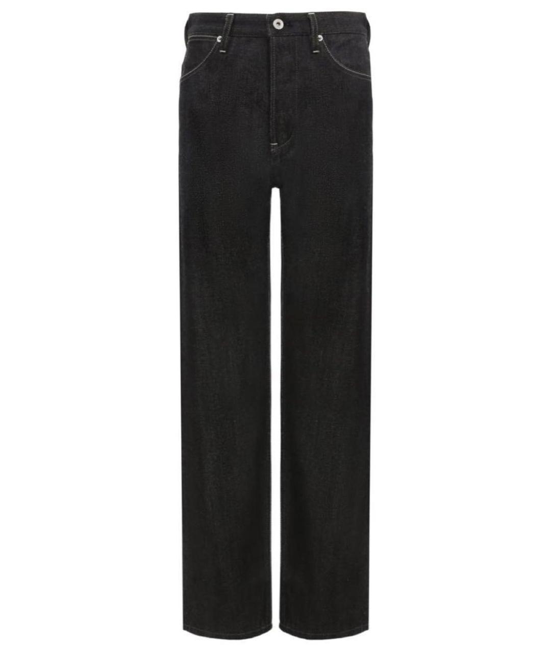 J.W.ANDERSON Черные хлопковые прямые джинсы, фото 1