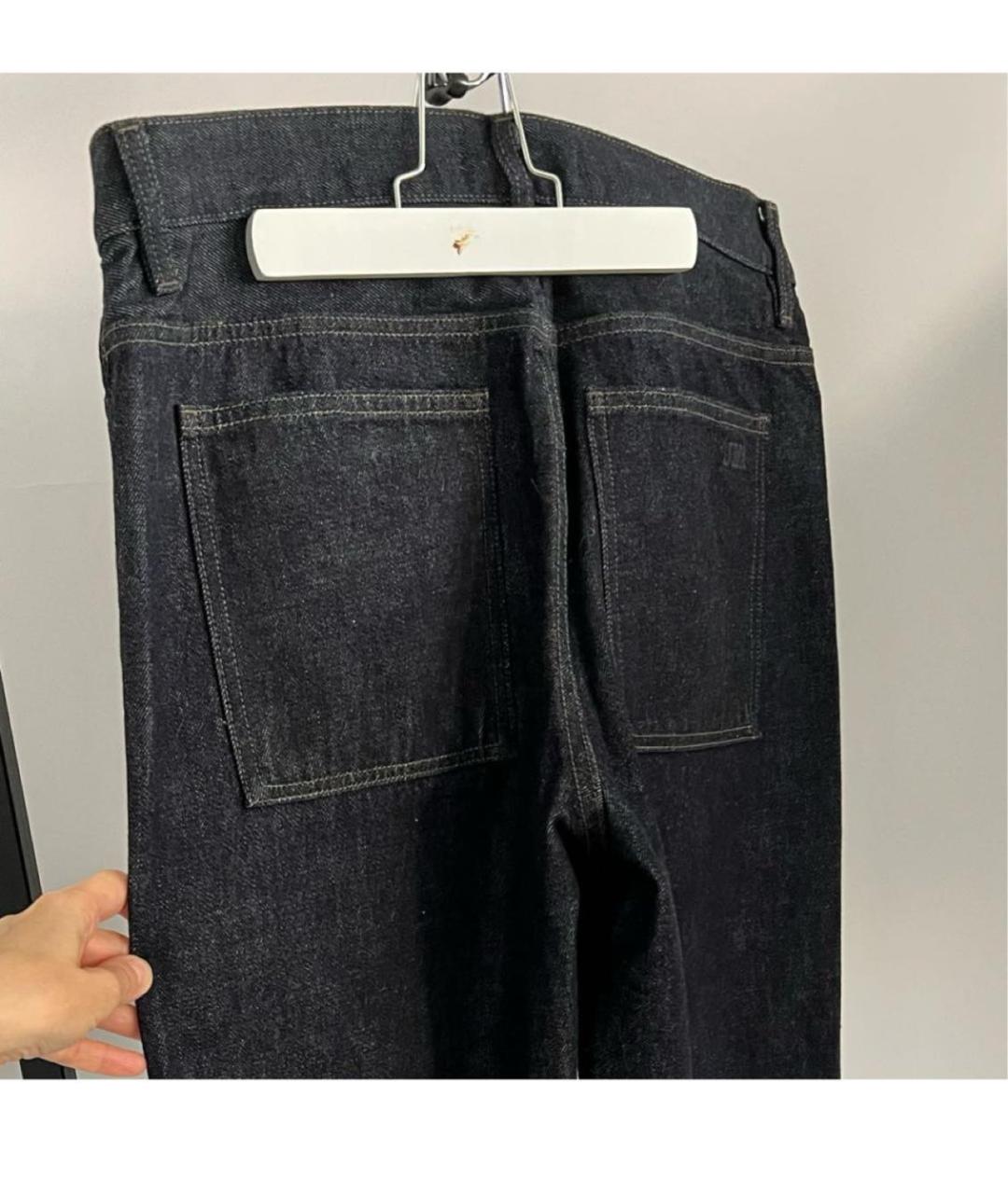 J.W.ANDERSON Черные хлопковые прямые джинсы, фото 3