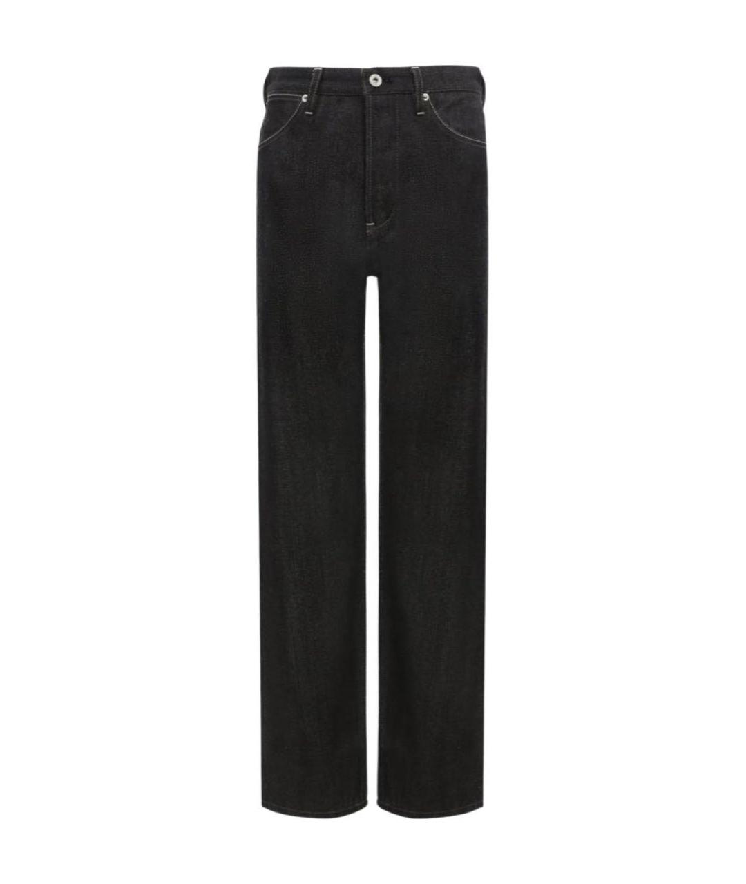 J.W.ANDERSON Черные хлопковые прямые джинсы, фото 7