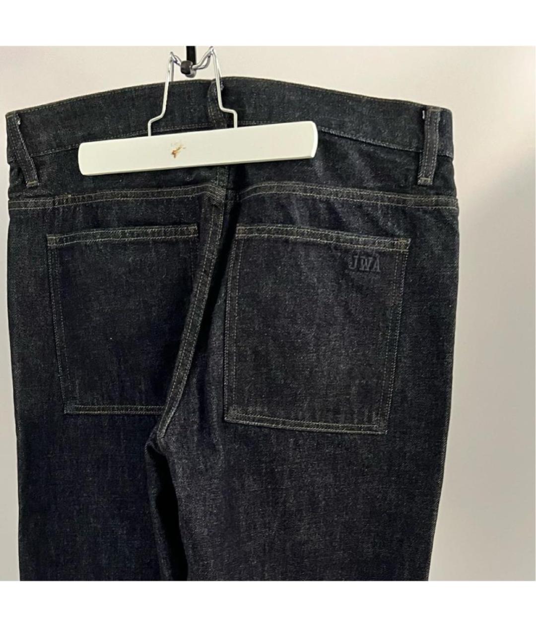 J.W.ANDERSON Черные хлопковые прямые джинсы, фото 6