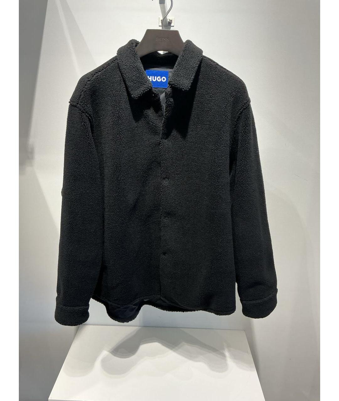 HUGO Черная полиэстеровая куртка, фото 2