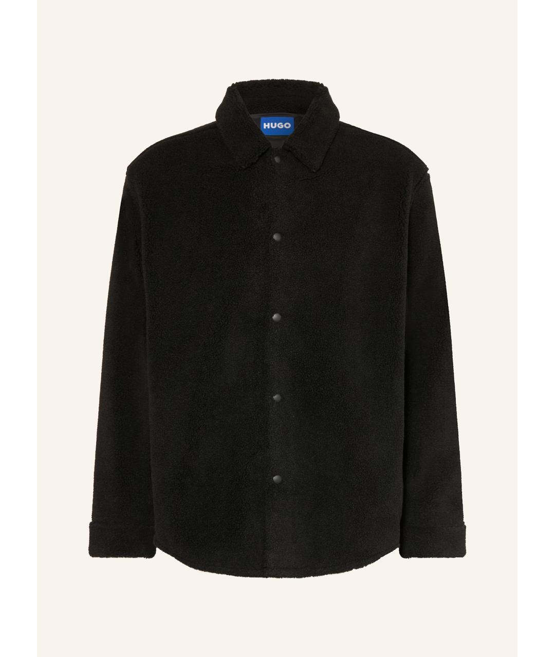 HUGO Черная полиэстеровая куртка, фото 5