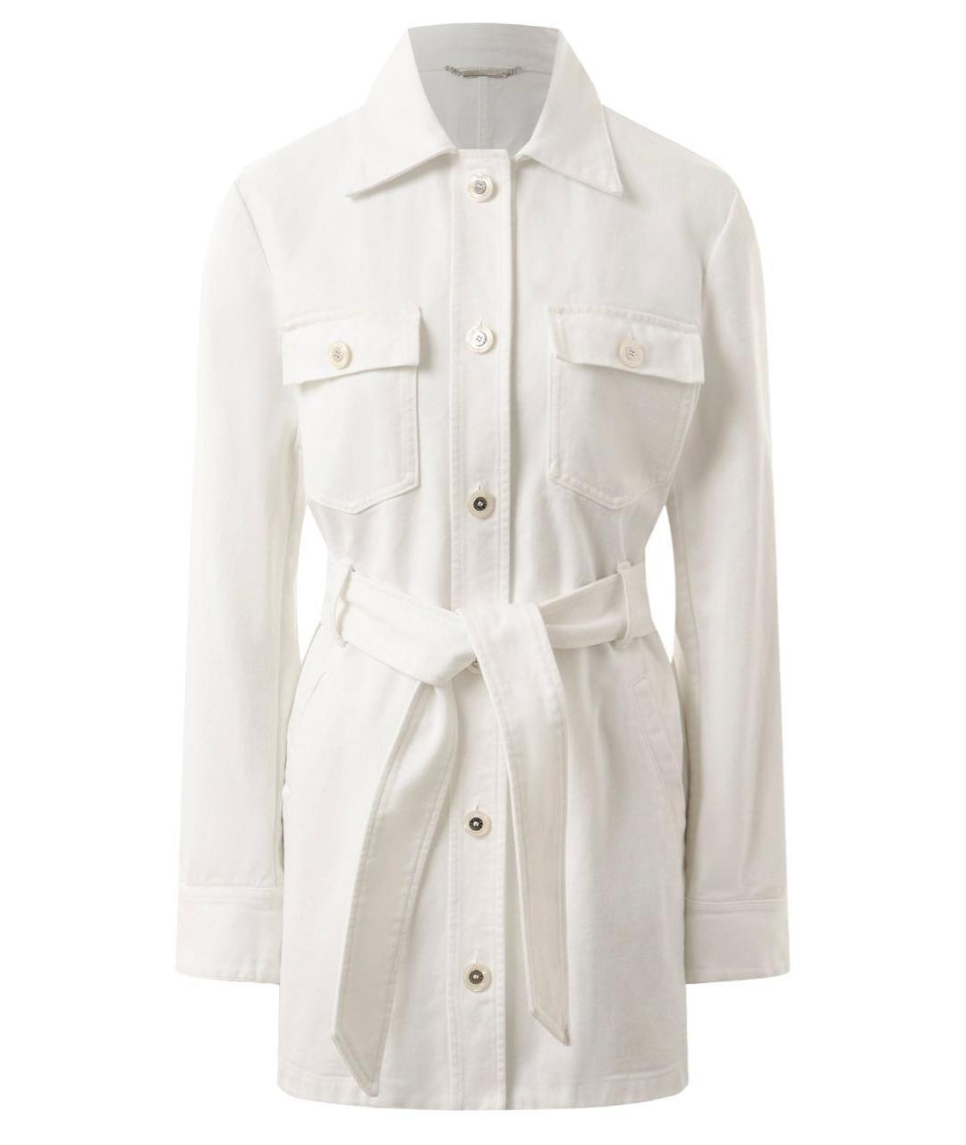 DOLCE&GABBANA Белый деним жакет/пиджак, фото 1