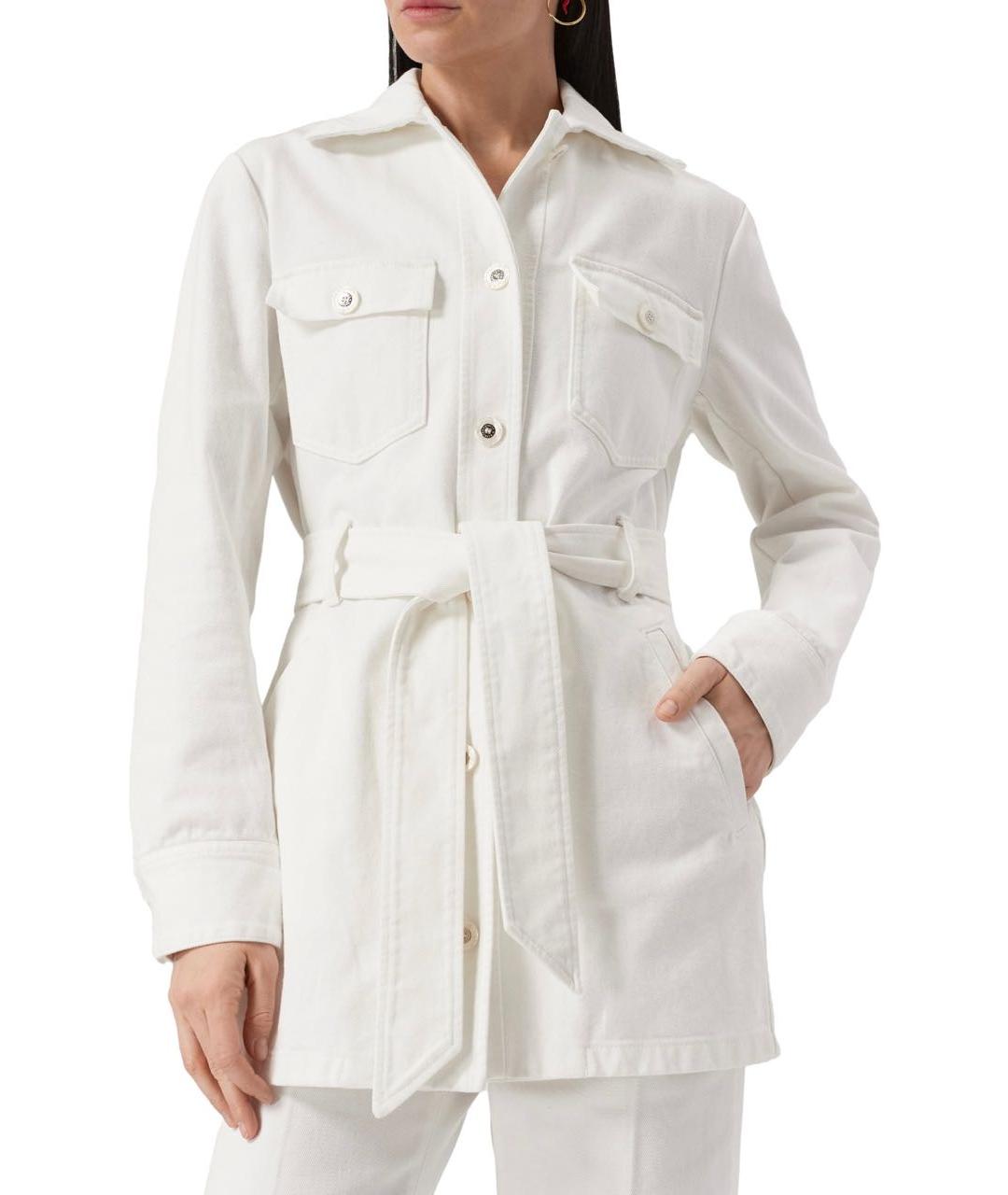 DOLCE&GABBANA Белый деним жакет/пиджак, фото 6