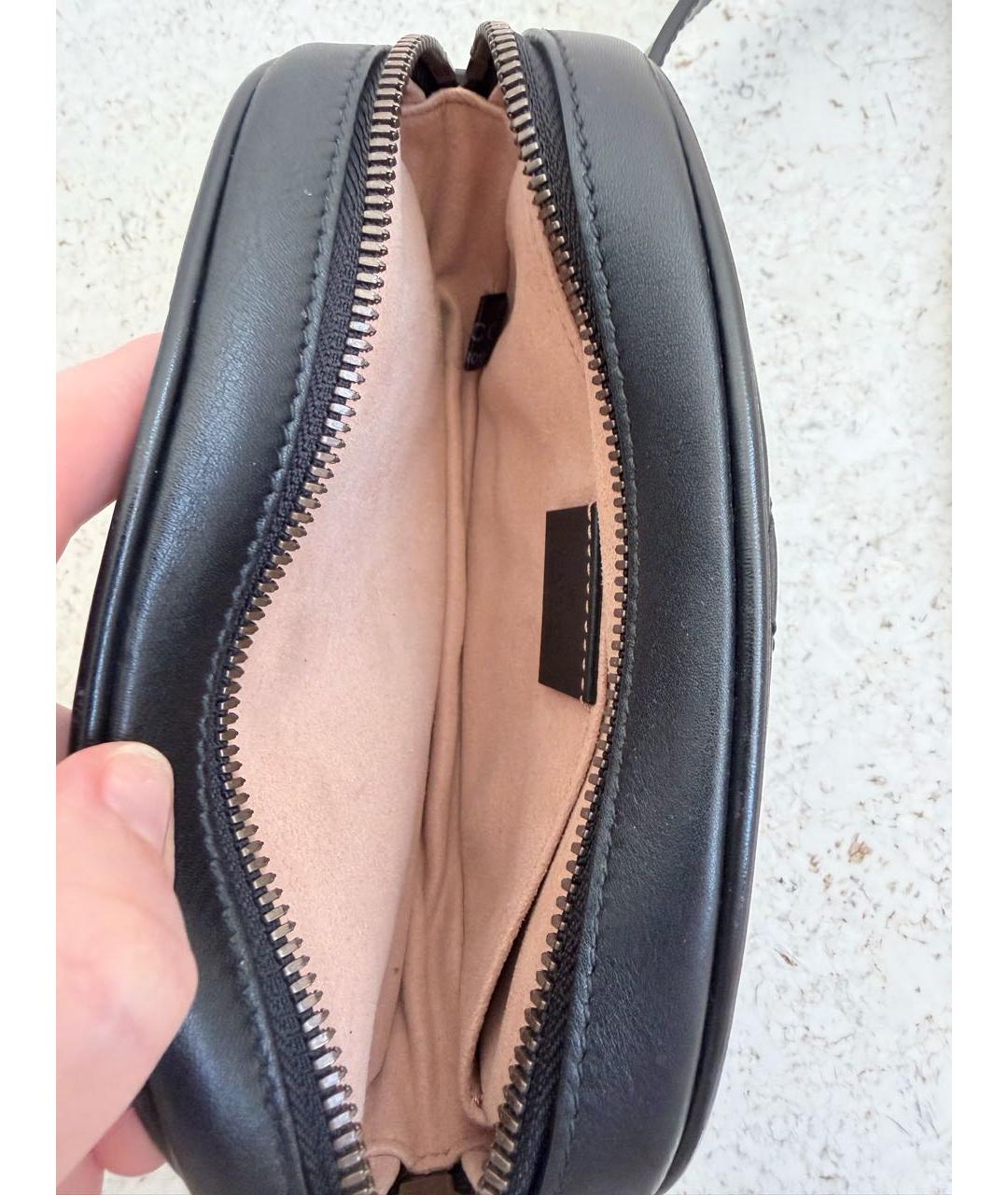 GUCCI Черная кожаная поясная сумка, фото 6